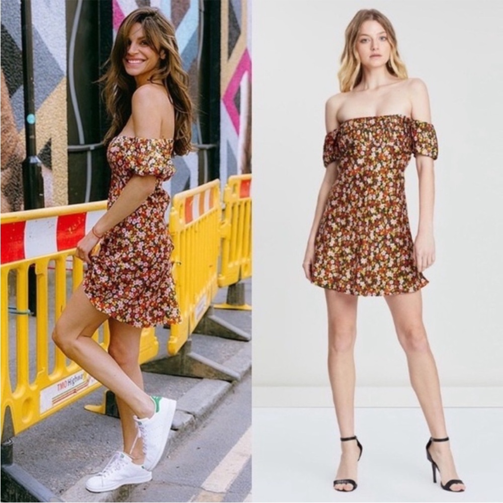 Floral Off-Shoulder Dress